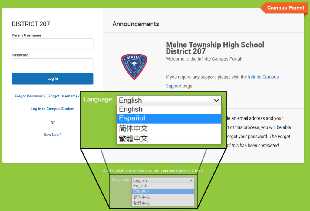 Online Registration Faq Maine Township High School District 7