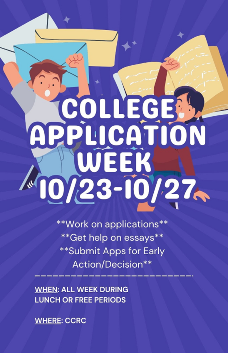 Maine Township High School District 207 College Application Week